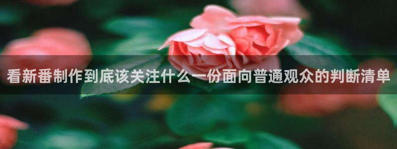 虫虫漫画大全中文版:看新番制作到底该关注什么一份面向普通观众的判断清单配图